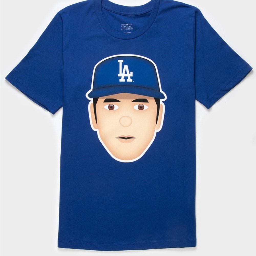 LOS ANGELES DODGERS SHOHEI OHTANI KIDS EMOJI PLAYER T-SHIRT MLB